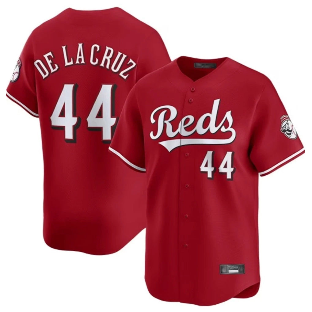 Arlishia C.Reds #44 Elly De La Cruz Player Red Home Limited Stitched Jerseys