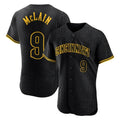Arlishia C.Reds #9 Matt McLain Player Black Snake Skin City Limited Elite Home Stitched Jerseys