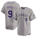 Arlishia C.Rockies #9 Brenton Doyle Player Gray Limited Home Stitched Jerseys