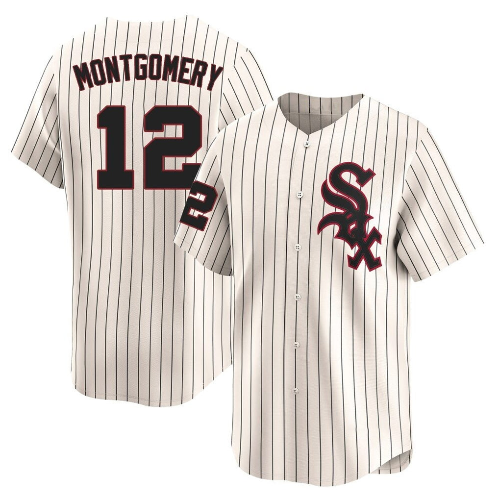 Arlishia C.White Sox #12 Colson Montgomery Player Cream Cooperstown Collection Limited Home Stitched Jerseys