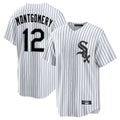 Arlishia C.White Sox #12 Colson Montgomery Player White Stripe Home Game Stitched Jerseys