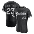 Arlishia C.White Sox #23 Andrew Benintendi Player Black City Connect Limited Elite Home Stitched Jerseys
