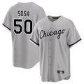 Arlishia C.White Sox #50 Lenyn Sosa Player Gray Home Game Stitched Jerseys