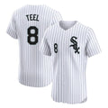 Arlishia C.White Sox #8 Kyle Teel Player White Stripe Limited Elite Home Stitched Jerseys
