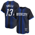 Arlishia D.Tigers #13 Dillon Dingler Player Navy City Connect Home Limited Stitched Jerseys