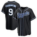 Arlishia KC.Royals #9 Vinnie Pasquantino Player Black Carbon Fashion Home Game Stitched Jerseys